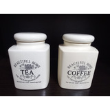 Recipientes Cerámica Tea Coffee Cot Juegos Con Tapa