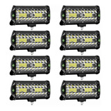 8 X Faro Auxiliar Led 120w Cree