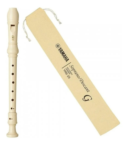 Flauta Doce Germânica Yamaha Yrs-23g C/capa Web Instrumentos