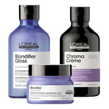 Kit Blondifier + Shampoo Chroma Creme Loréal Professionnel