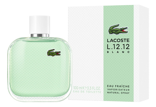 Perfume Lacoste L.12.12 Blanc Eau Fraiche Edt 100ml Hombre