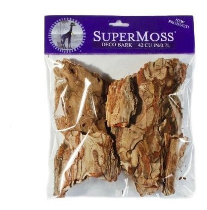 Super Moss  Corteza Decorativa, Natural, 2 Oz