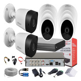 Cámaras De Seguridad Cctv 1080p Dahua Dvr 8ch + 4 Cámaras