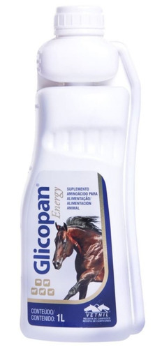 Glicopan Energy Equinos Suplemento Vitamínico 1 Lt