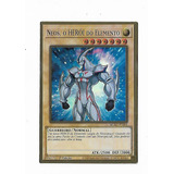 Yu-gi-oh Neos, O Herói Do Elemento - Premium Gold Raro Frete