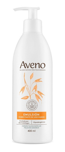 Aveno Emulsion De Avena Natural Piel Sensible X 400 Ml.