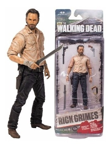 Figura De Rick Grimes. Walking Dead. Entrega Inmediata. Mty.