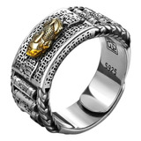 Anillo Pixiu Lucky Wealth Y Peace Of Mind Joyas Feng Shui