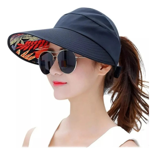 Sombrero Para Sol Dama Playa Primavera Verano Protección Uv