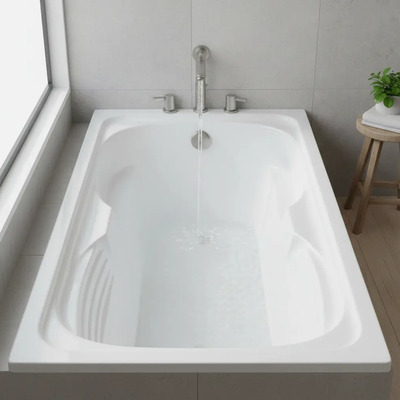 Tina De Baño Estandar Para Adulto 134x85 Bañera Individual | MercadoLibre
