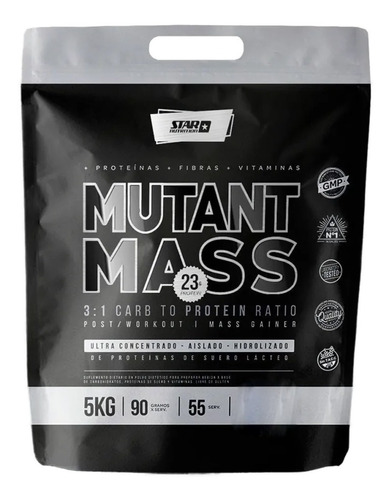 Mutant Mass 5 Kg Ganador Masa Muscular C/ Oxido Ntrico