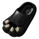 Pantuflas Con Forma De Patas De Gato, Antideslizantes, Con F