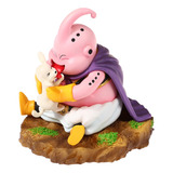 Figura Majin Boo Con Perrito Dragon Ball 10cm Coleccionable