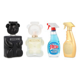 Set Mini Moschino 4pz 5ml C/u Fresh+ Fresh Gold+ Toy+ Toy 2