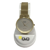 Reloj Q&q Metal Dama Qb57j031y