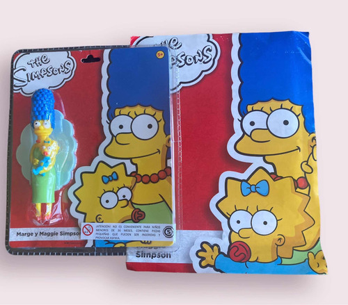 Los Simpsons- Marge Y Maggie- Personaje Y Revista
