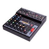 Consola Mixer 7 Canales Mezclador Karaoke Bluetooth Usb Kt-m