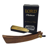 Navalhete Profissional Mn-007 + 50 Lâminas Lord Platinum