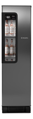 Geladeira Expositora Metalfrio Beer Maxx Vn28t 324l  1 Porta Inox 190.3 Cm De Largura 110v