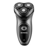 Barbeador Elétrico  Mondial Power Shave Be-02 Cinza Bivolt