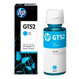 Botella De Tinta Hp Cian Gt52 Original (m0h54al)