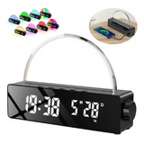 Reloj Despertador Digital Led Con Salida Del Sol, Lámpara De