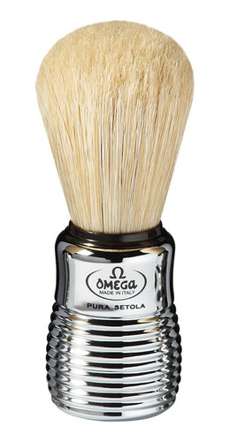 Pincel De Barbear Omega 10081 - Pura Cerda