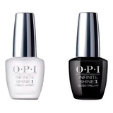 Kit Uñas Opi Base + Top Coat Gloss Infinite Shine