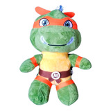 Peluche Tortugas Ninja Michelangelo 20cms