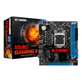 Placa Mãe Gamer Lga 1155 Chipset B75 M.2 Nvme 2 E 3 Geração