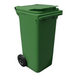 Lixeira Grande Contentor De Lixo 120 Litros - Cores