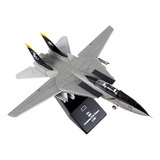 Avión Militar Diecast Modelo Coleccionable 1/100 F-14 Tomcat