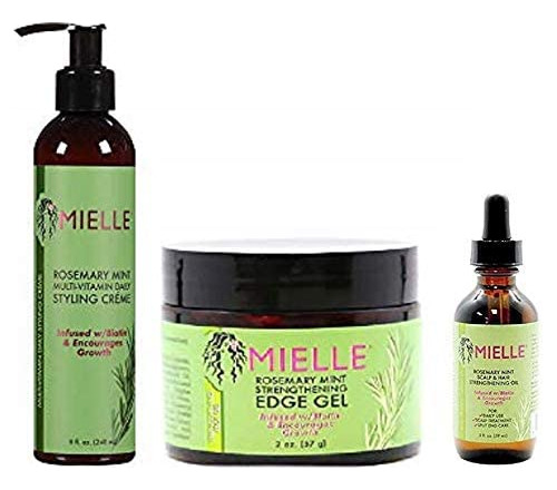 Mielle Rosemary Mint Styling - Combo De Productos (cream&gel
