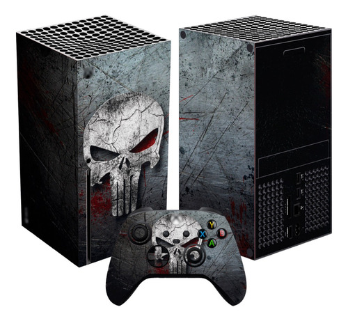 Skin Punisher Para Xbox Series X Set Stickers