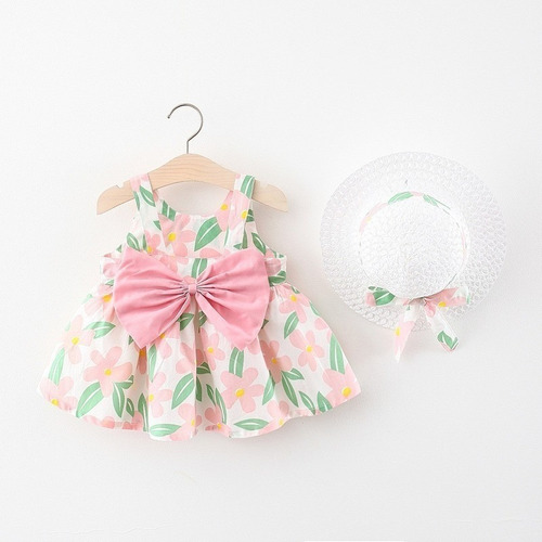 Princess Flowers And Hat Dress For Baby