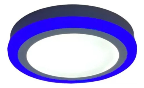 Pack 2 Foco Panel Led Sobrepuesto Bicolor 6w+3w