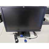 Monitor Grado C Hp Le2201w Solo Vga Con Base Y Cables Rayado