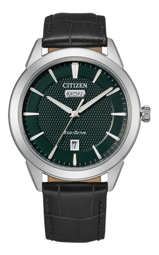 Citizen Corso Strap Green Dial Aw0090-02x 