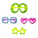 10 Anteojos Lentes Fluo Cotillon Carnaval Carioca  