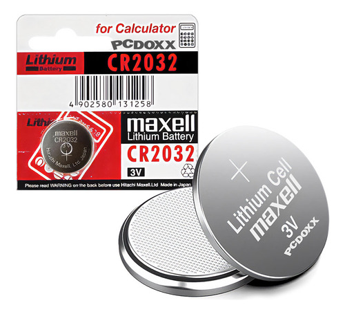 Cr2032 De Boton Maxell Para Reloj Pesas Y Otros