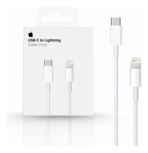 Cabo Usb-c Lightning 1m Para iPhone Apple Original Com Nfe