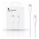 Cabo Usb-c Lightning 1m Para iPhone Apple Original Com Nfe