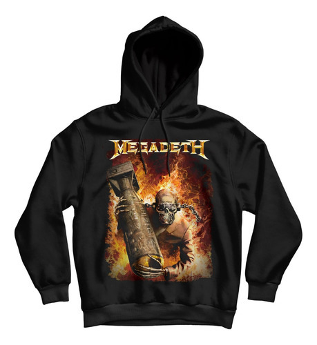 Megadeth Hoodie Buzo Oficial Big Bomb Rock Activity