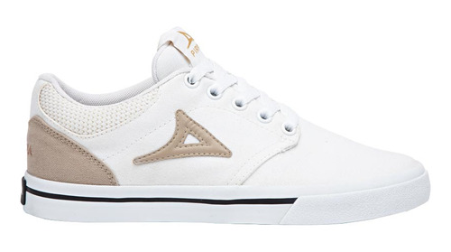 Tenis Urbano Vulcanizado Pirma 102 Blanco Y Oro Para Hombre