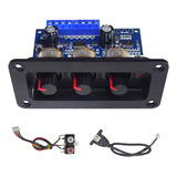 Placa Amplificadora Digital De 2x 2.1 Canais 2x25w+50w Bt5.0