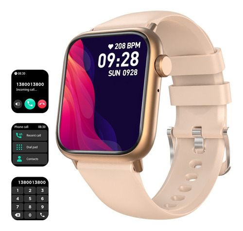 1.83 Smart Watch Ladies Health Tracker À Prova D'água Blueto