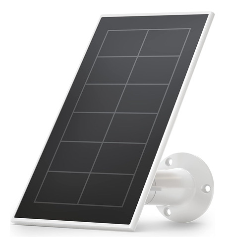 Cargador Solar P/ Cámaras Arlo, Pro 5s 2k/ 4/ 3 Y Mas,blanco