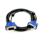 Cable Vga Macho 5 Mts. Doble Filtro. Pc, Notebook, Tv.