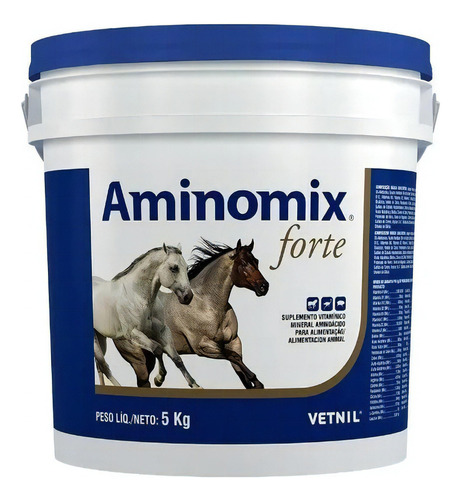 Aminomix Forte 5kg Vetnil Suplemento Vitamínico Para Animais