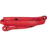 Leica Leather Carrying Strap (red)